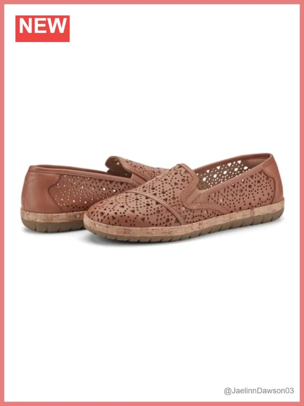 Women's Leather Slip-On Loafers Arch Support Cushioned